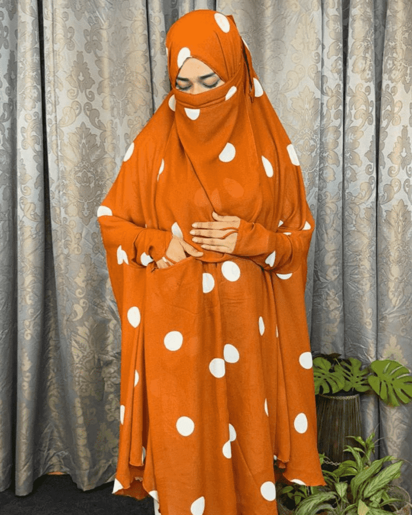 Khimar Terracotta Morium Fabrics