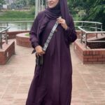 Smart & Simple Borka Dark Purple
