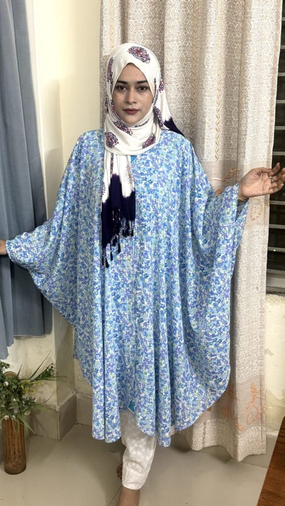 Comfortable Cover Up — Green&Blue Print