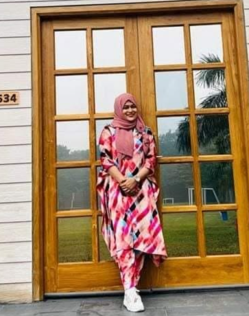 Co-Ord Set Pink&Black&Blue Print